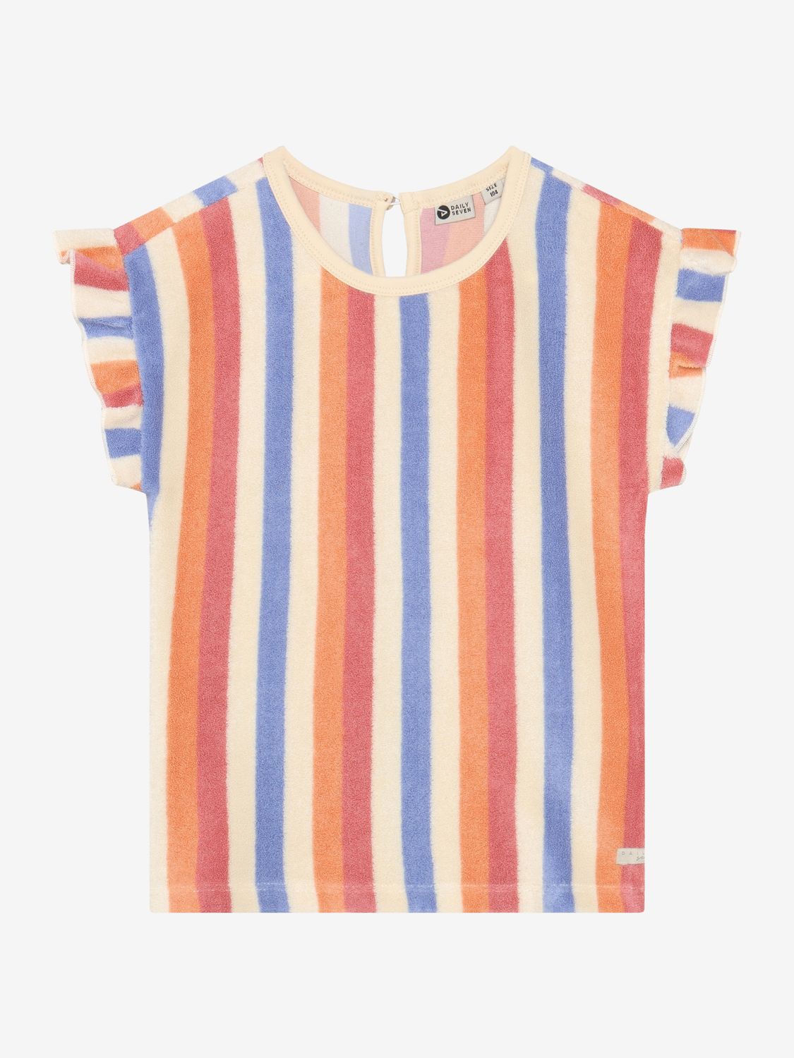 Daily Seven - T-shirt Terry Striped - Heather Rose