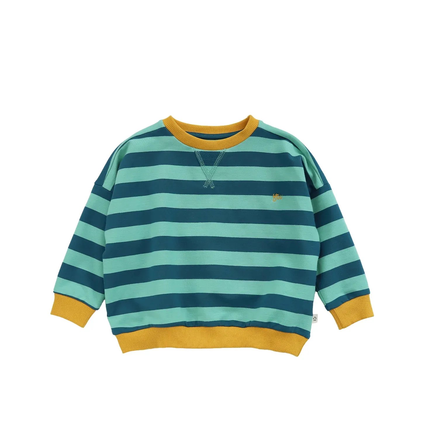 YOUR WISHES - Stripe French Sweater - Corsair