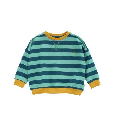 YOUR WISHES - Stripe French Sweater - Corsair