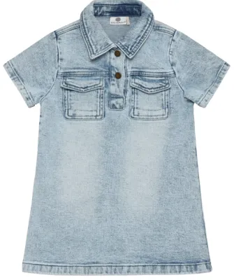 ENFANT - 220623 Dress Denim - Light Blue Denim