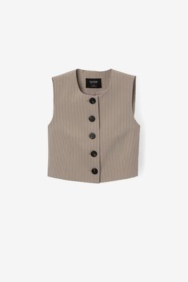 TIFFOSI - 10064894 Georgia Gilet - Beige