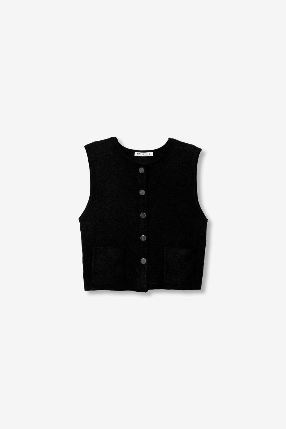 TIFFOSI - 10065347 Hallow Spencer Top - Black