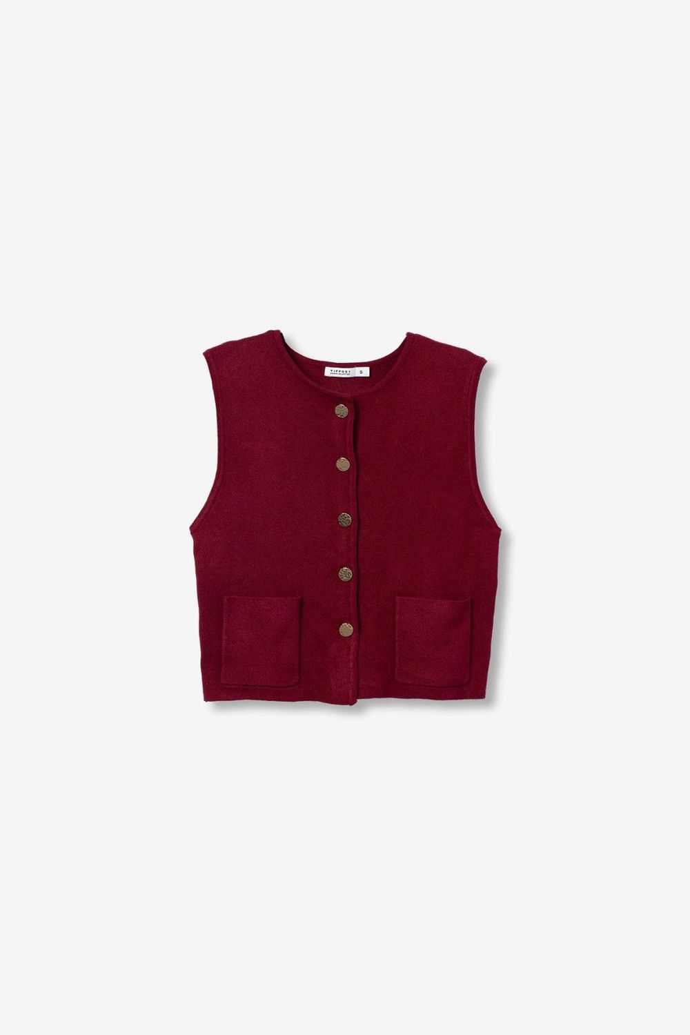 TIFFOSI - 10065347 Hallow Spencer Top - Red