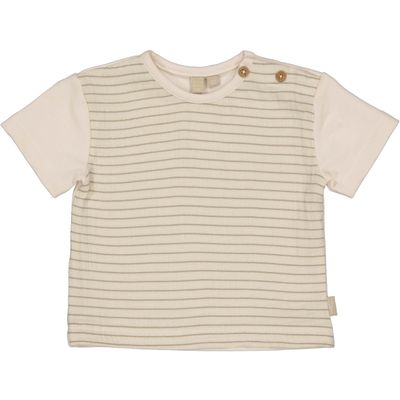 LEVV - Shirt Martin - Taupe Lines