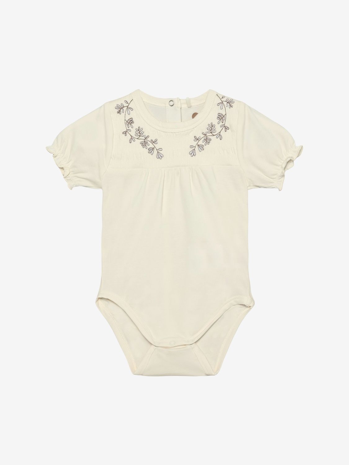 ENFANT - 210387 Body SS Embroidery - Eggnog