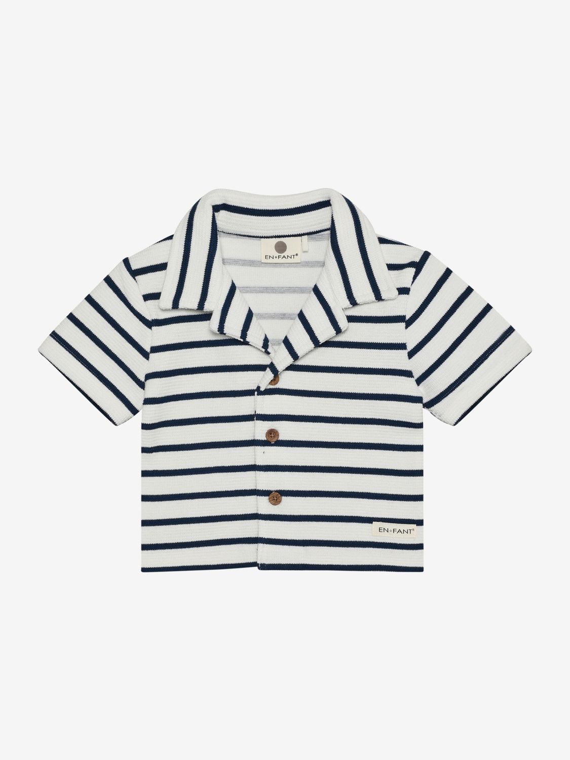 ENFANT - 215395 Shirt Sweat Stripe - Medieval Blue