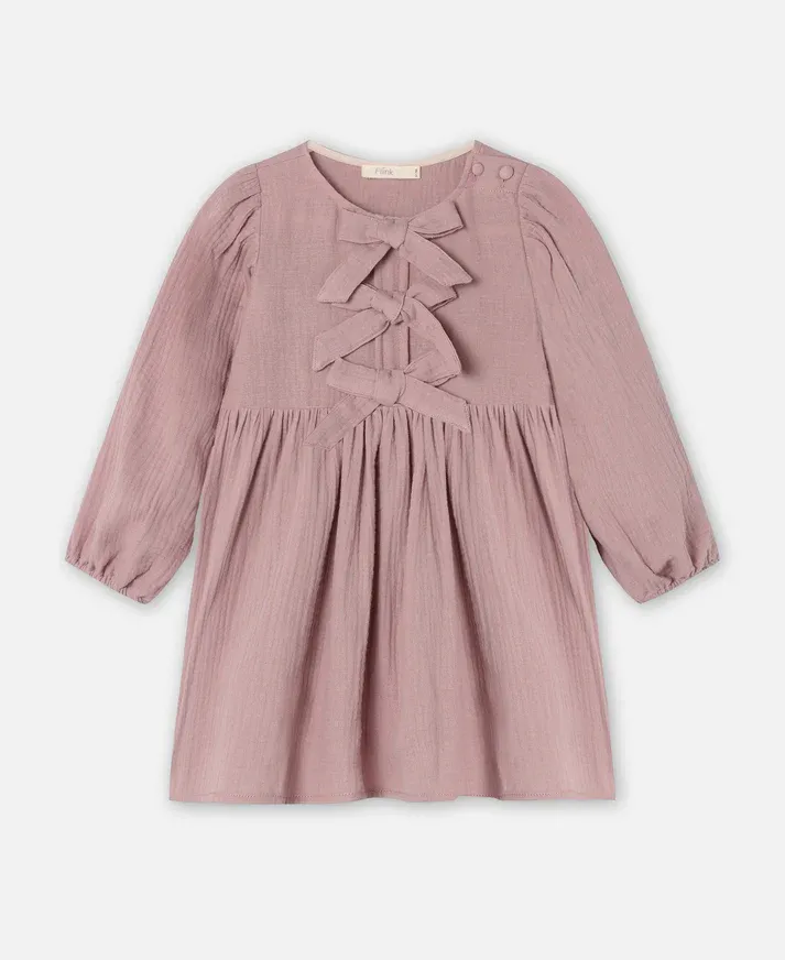 FLIINK - Bow Dress - Woodrose