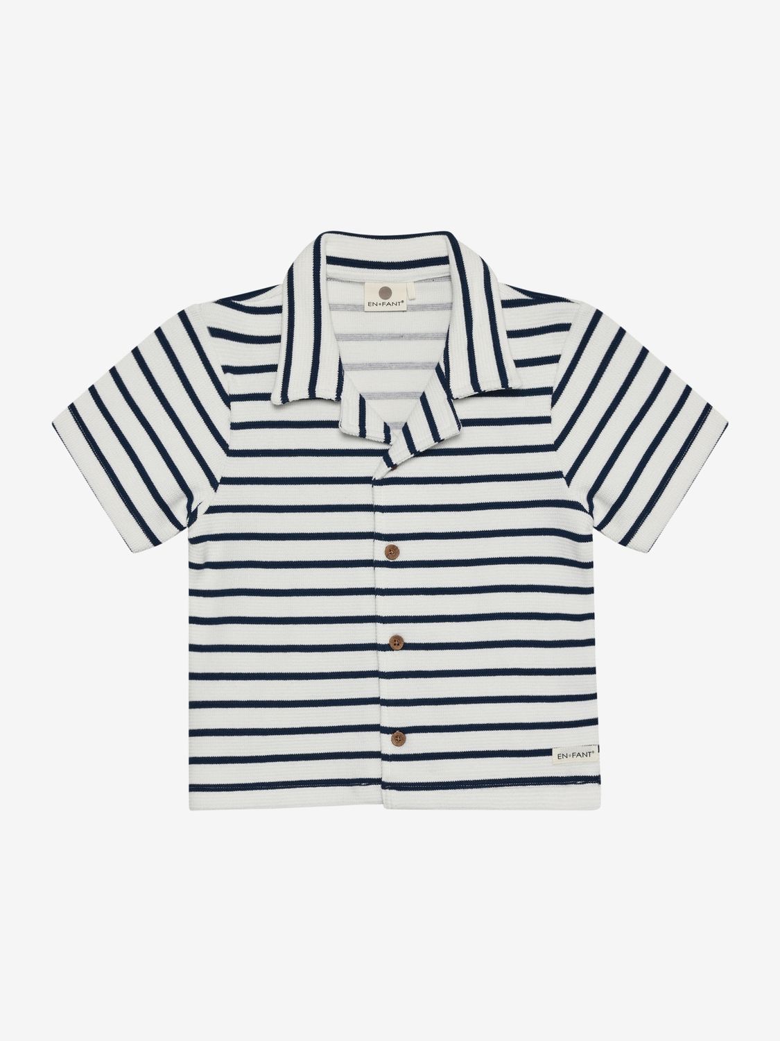 ENFANT - 230615 Shirt Sweat Stripe - Medieval Blue