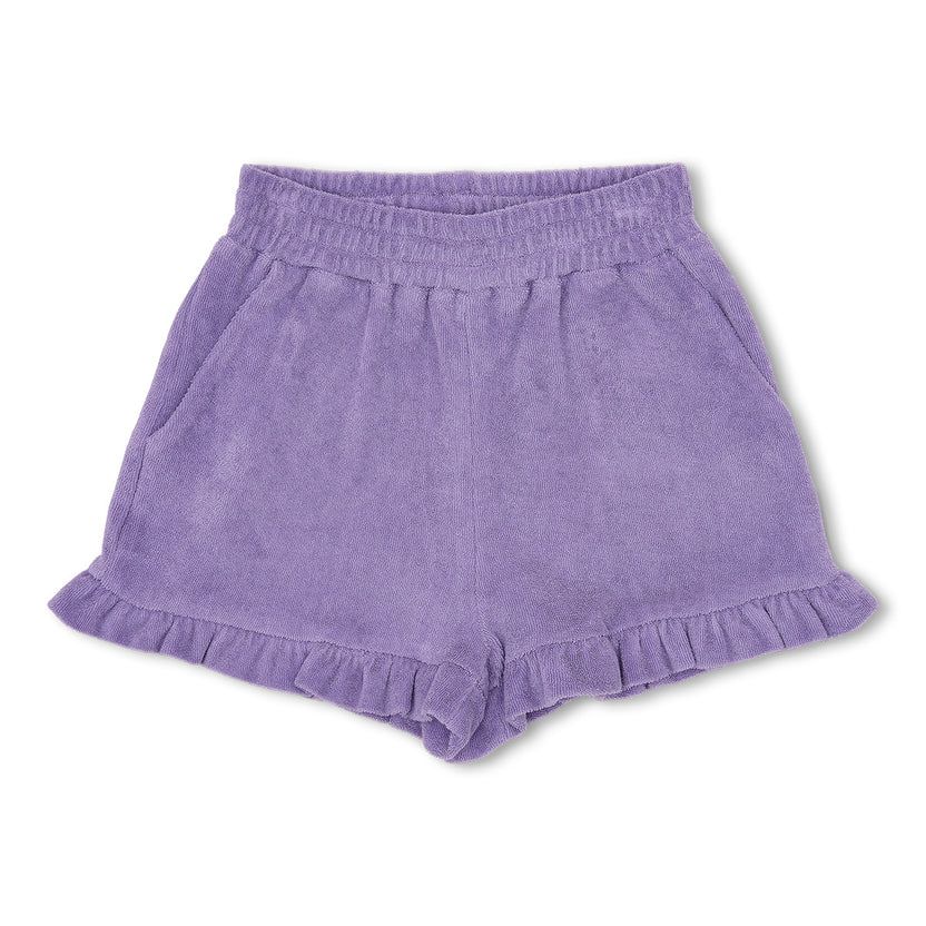 PETIT BLUSH - SS26-610 Towel Short - Chalk Violet