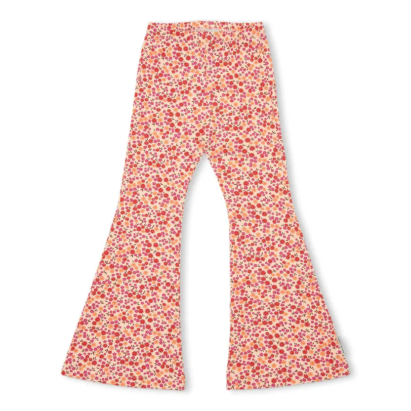 PETIT BLUSH - SS26-051 Bowie Flared - Small Flowers AOP