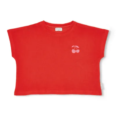 PETIT BLUSH - SS26-303 Towel Top Cherry - Grenadine