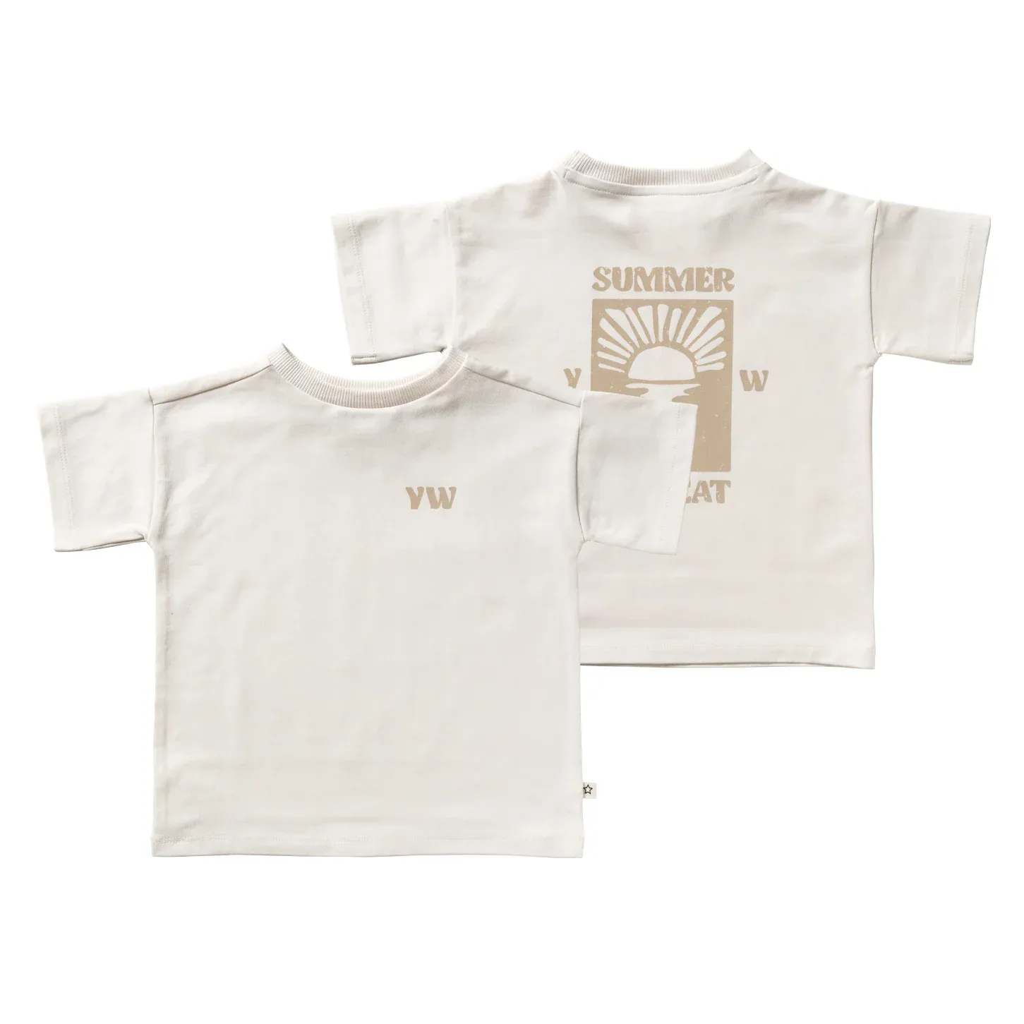 YOUR WISHES - Sunset Wide Tee - Cloud Dancer