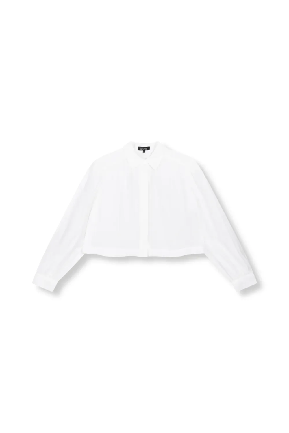 REFINED - Cropped Blouse MYRA - Off White