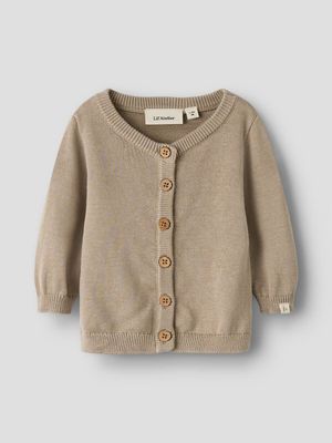LIL ATELIER - 13257517 Duno Knit Card - Oxford Tan