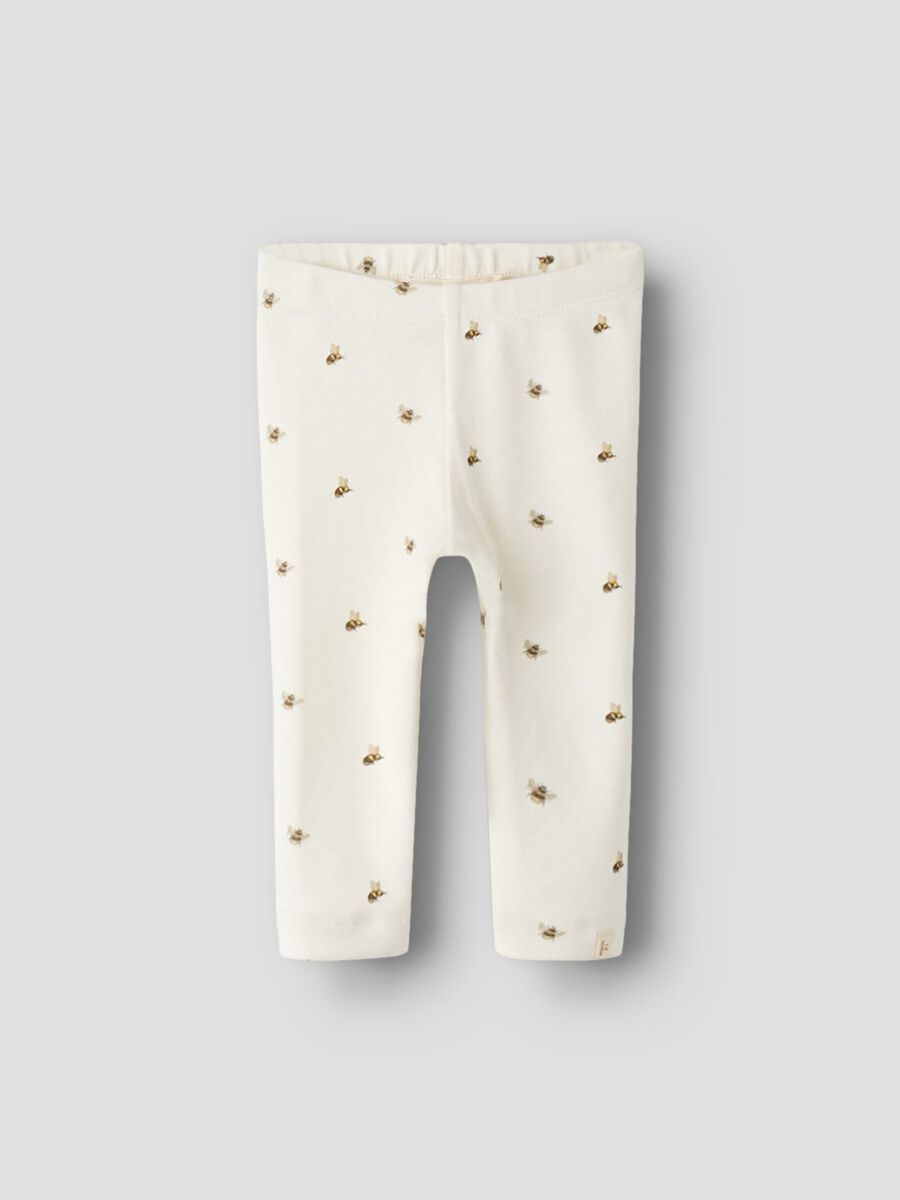 LIL ATELIER - 13246065 Gayo Slim Legging - Coconut Milk/Bee