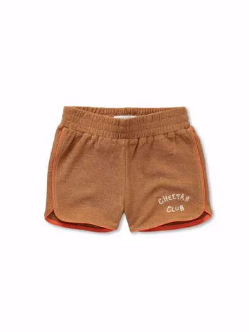 SPROET &amp; SPROUT - S26-2256 TERRY SPORT SHORTS TABACCO