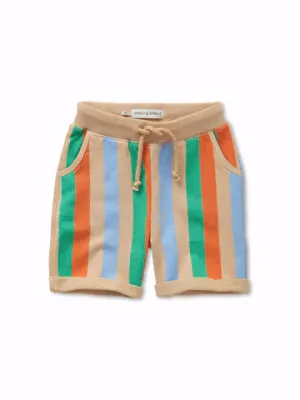SPROET &amp; SPROUT - S26-2242 SWEAT SHORTS MULTI COLOUR STRIPES