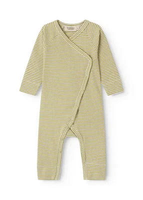 MAR MAR - 261-115-03 Rikke Rib Romper - Olive Stripe
