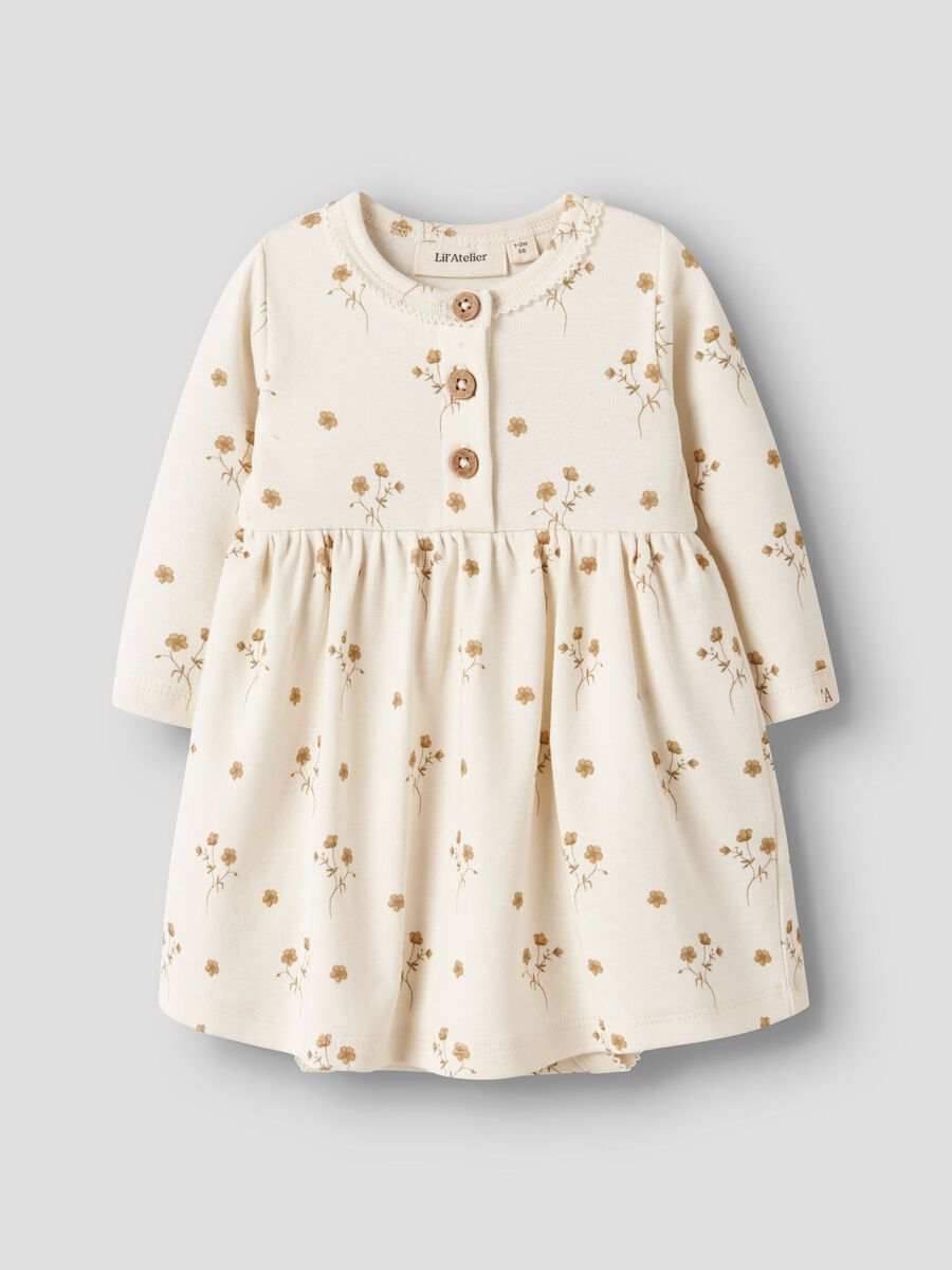 LIL ATELIER - 13253494 Layo Dress - Coconut Milk/Flower