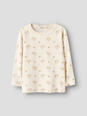 LIL ATELIER - 13253504 Layo Slim Top - Milk/Flower
