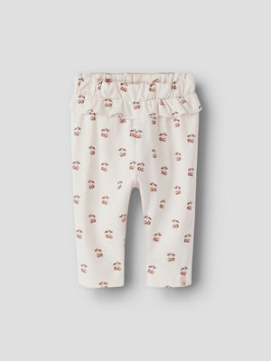 LIL ATELIER - 13258745 Layo Slim Fit - Coconut Milk/Cherry