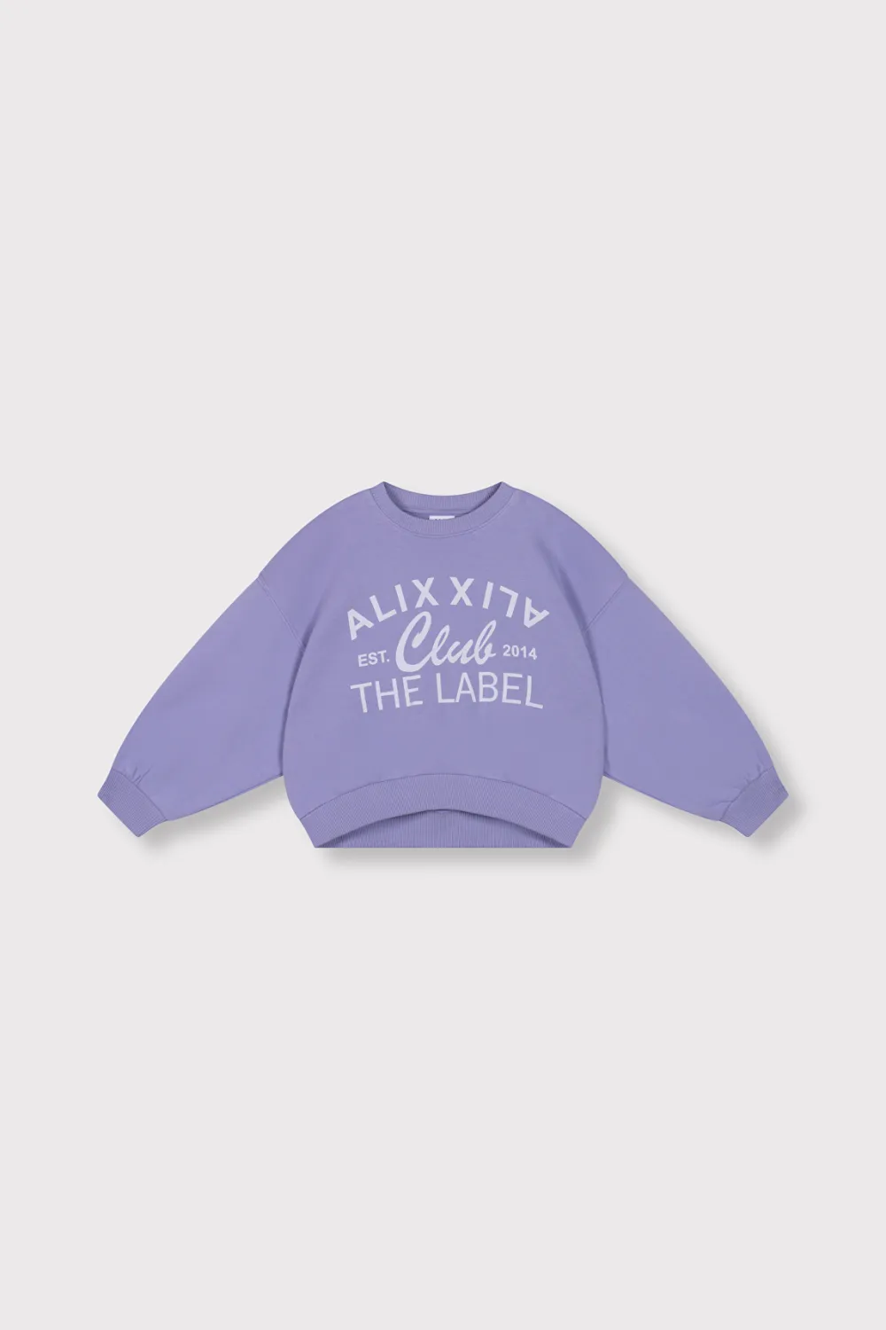 ALIX MINI - ALIX club print sweater - Lilac