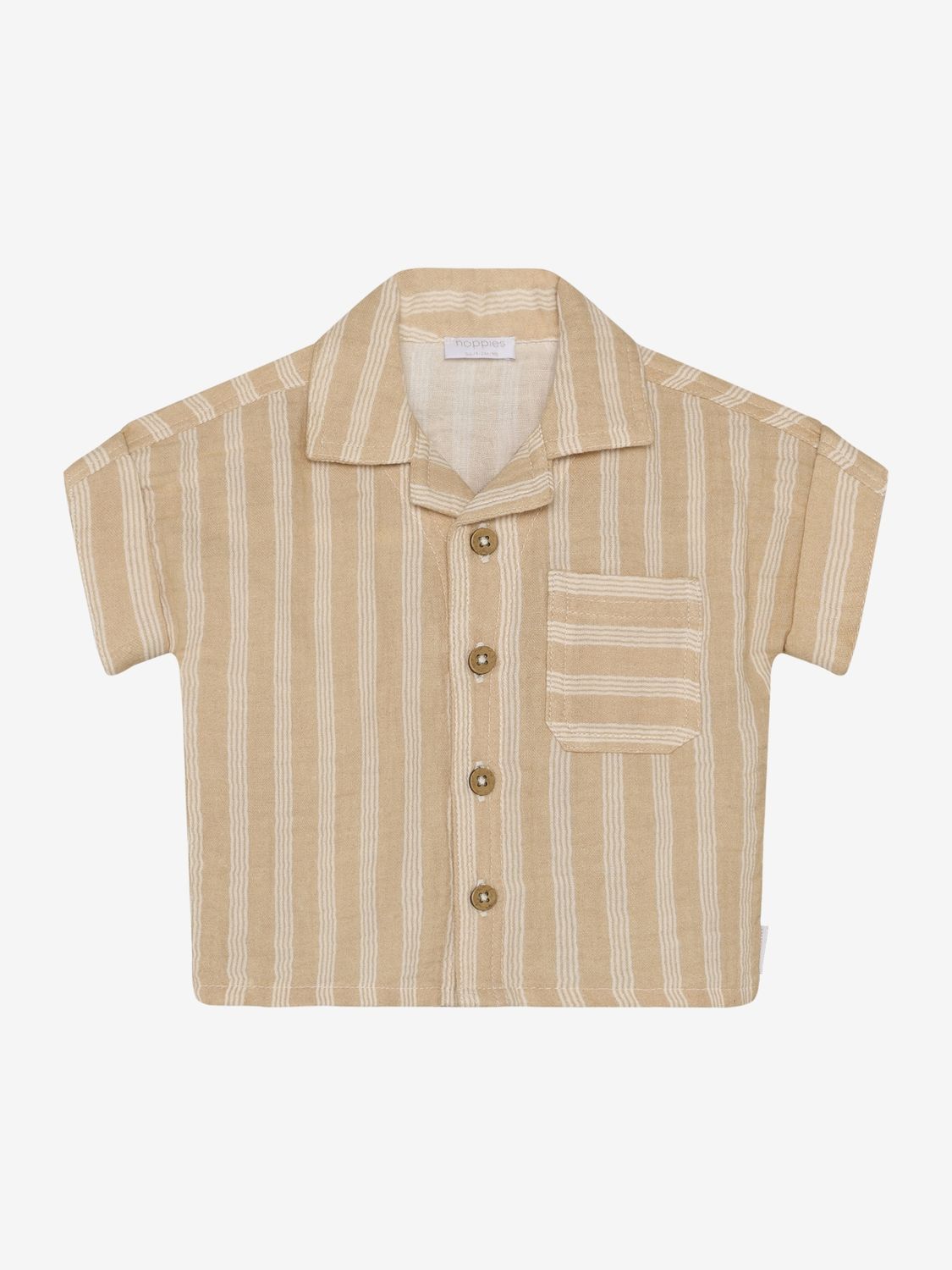 NOPPIES - 6430110 Shirt SS stripe - Irish Cream