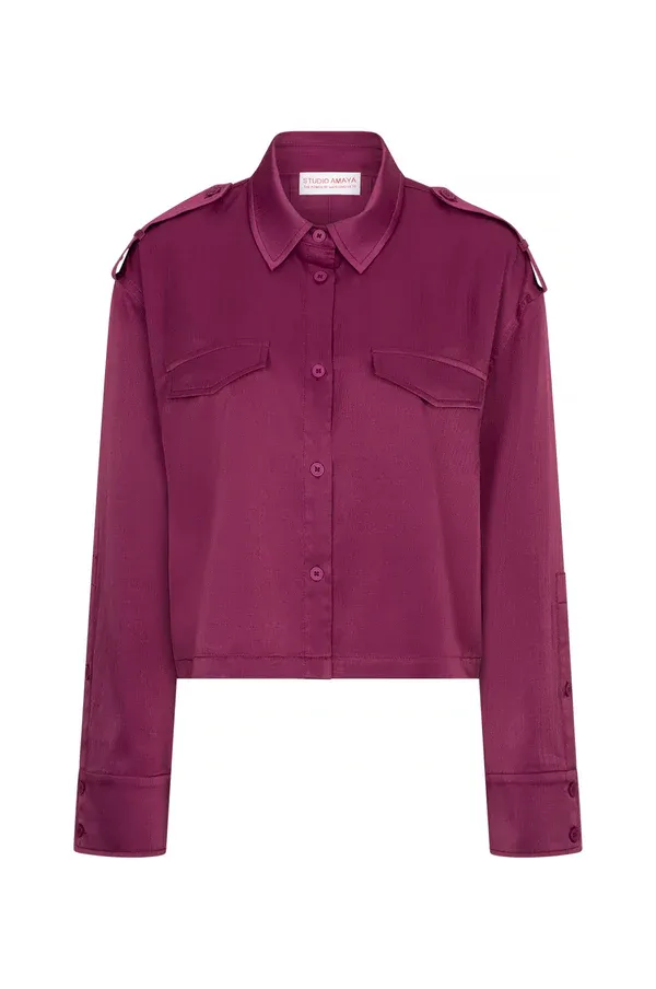 STUDIO AMAYA - Zea Blouse - Purple