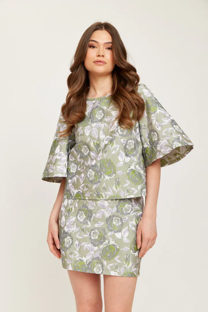 RUT - Tilda Blouse - Lavendel Flower