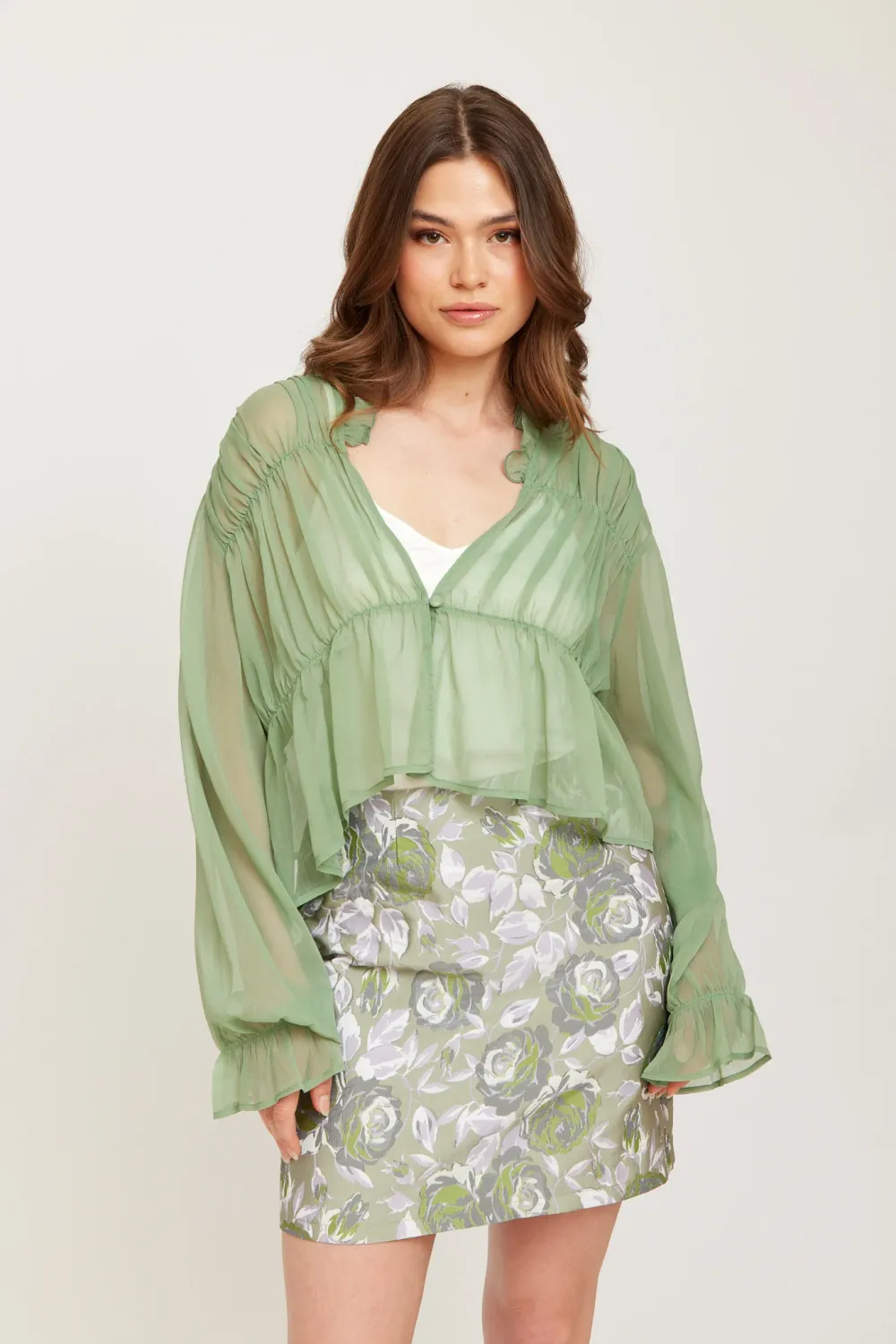 RUT - Hedvig Blouse - Green