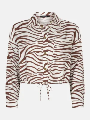 YDENCE - Blouse Nielie - Zebra