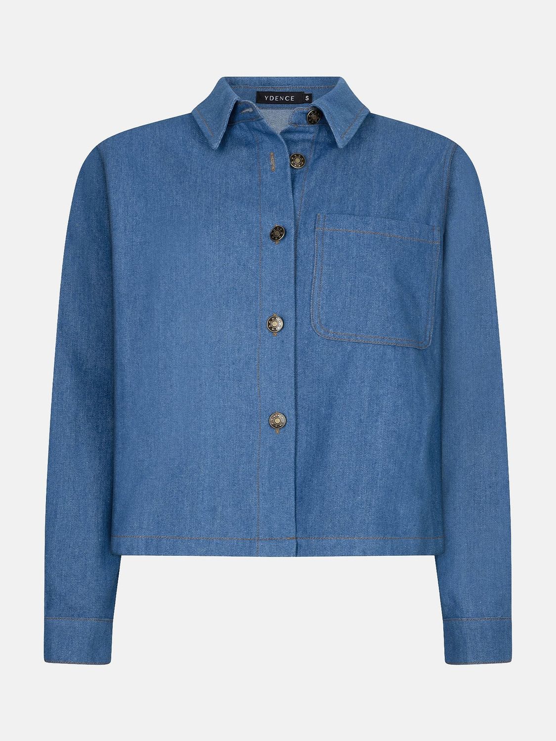 YDENCE - Blouse Dima - Denim Blue