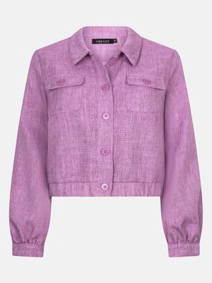 YDENCE - Jacket Jinte - Purple Melange