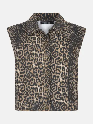 YDENCE - Gilet Tara - Leopard