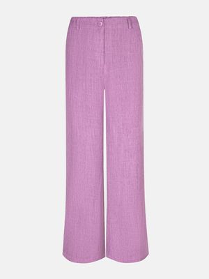 YDENCE - Pants Leona - Purple Melange