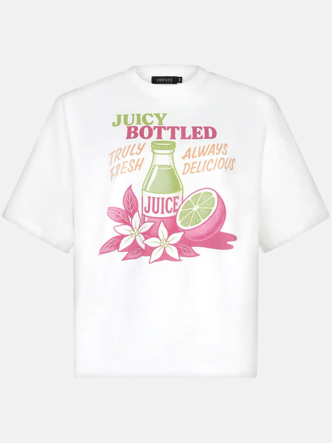 YDENCE - T-shirt Juicy Bottle - Berry Pink