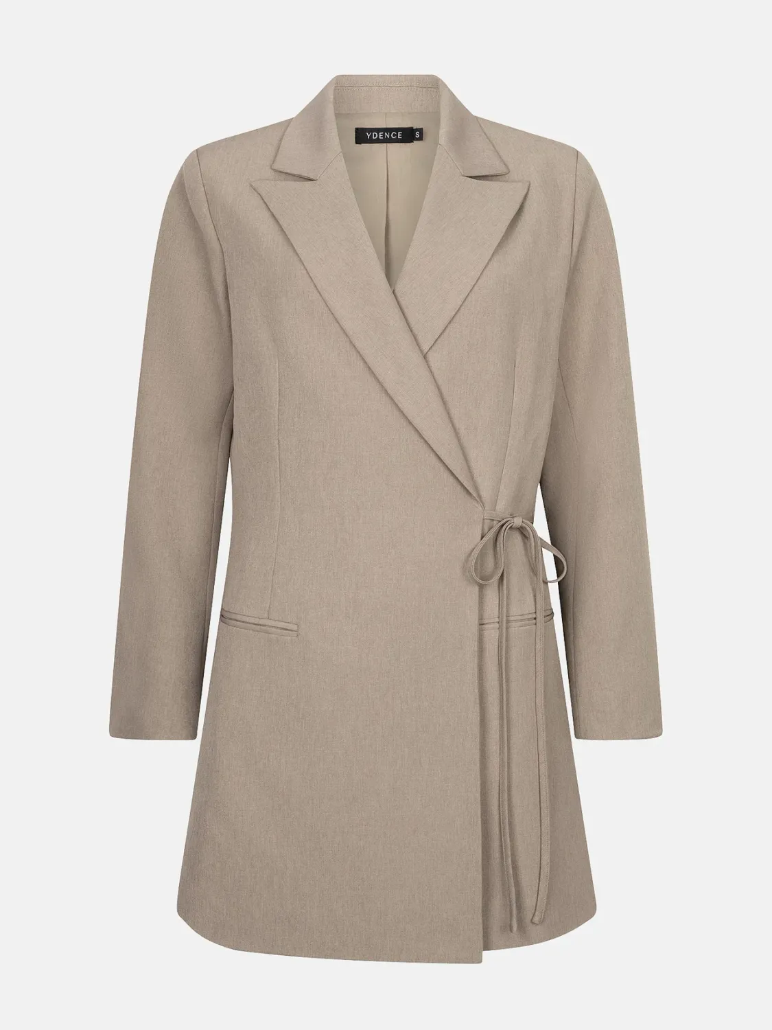 YDENCE - Dress April - Stone Grey