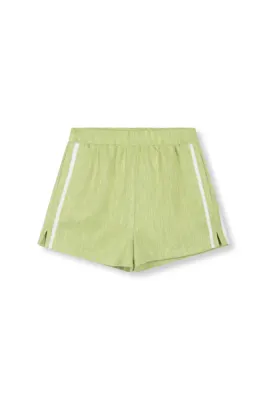 REFINED - Relaxed Stripe Short Dolly - Matcha