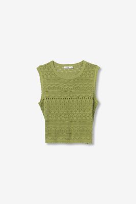 TIFFOSI - 10065367 Aline Top - Cedar Green