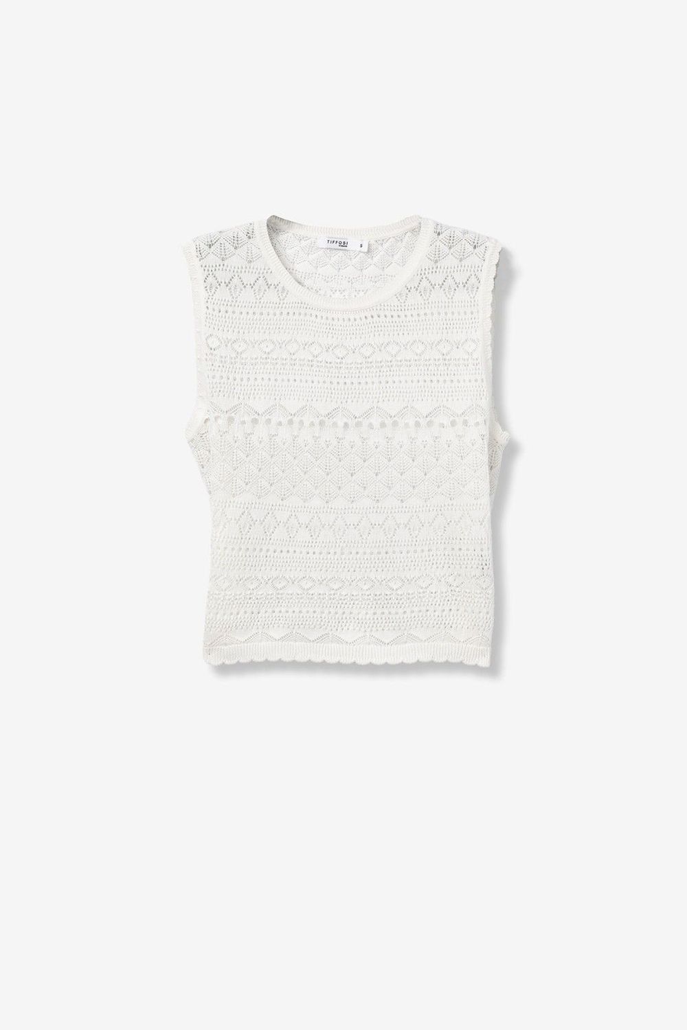 TIFFOSI - 10065367 Aline Top - White