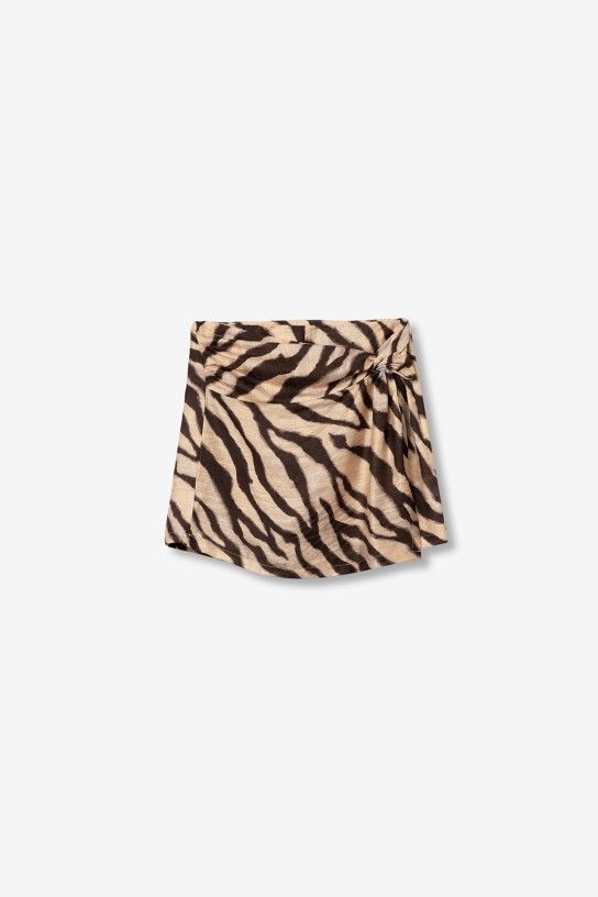 TIFFOSI - 10065881 Emma Skort - Chocolate Brown