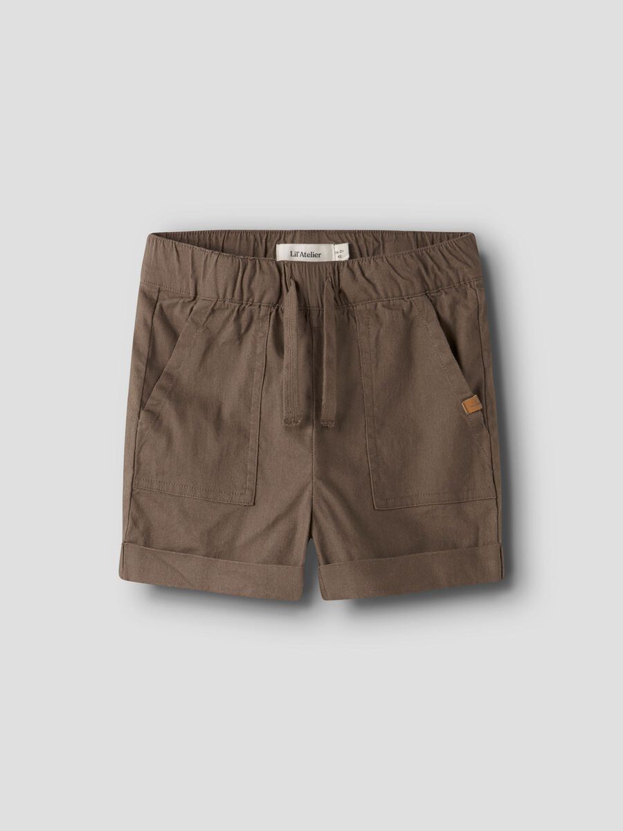 LIL ATELIER - 13254145 Frederik Loose Shorts - Shitake