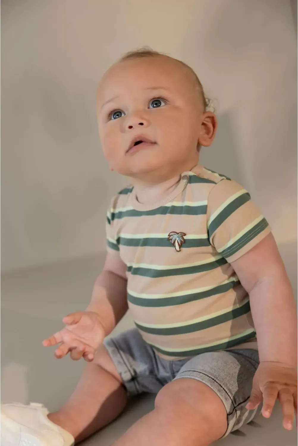 NOPPIES - 6430014 Tee SS Stripe - Irish Cream