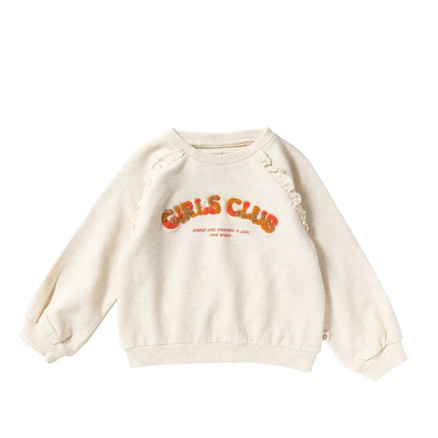 YOUR WISHES - Girls Club | Raglan Sweater - White Swan