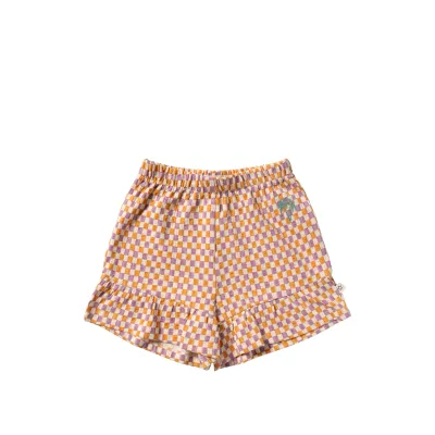 YOUR WISHES - Mini Check | Wide Shorts - Multicolor