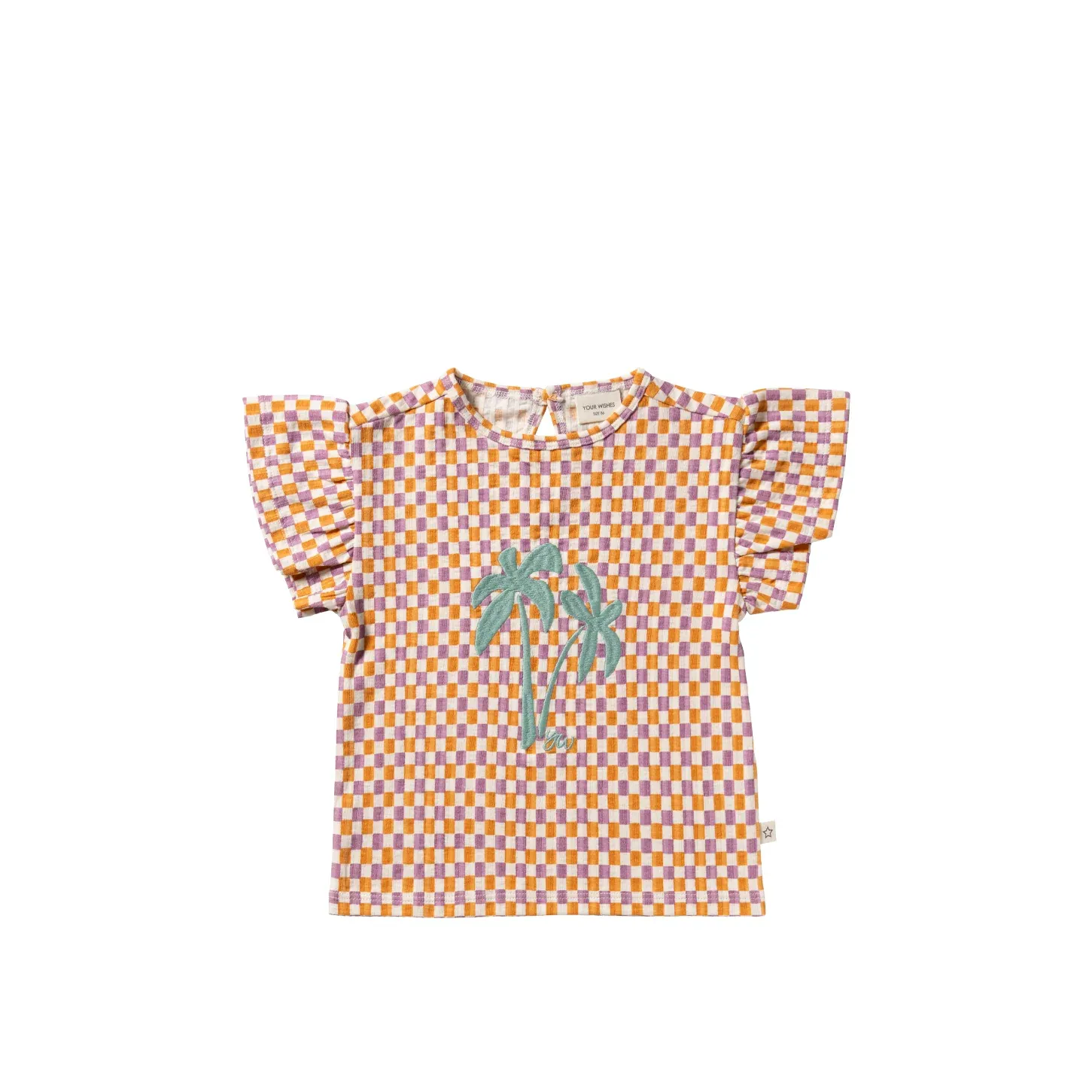 YOUR WISHES - Mini Check | Ruffle Shirt - Multicolor