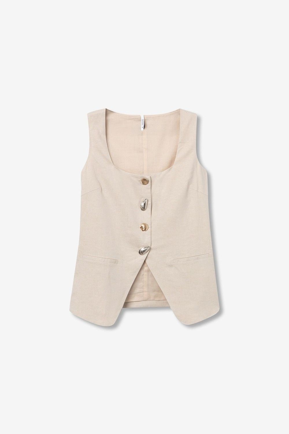 TIFFOSI - 10065183 Namibia Gilet Top - Beige