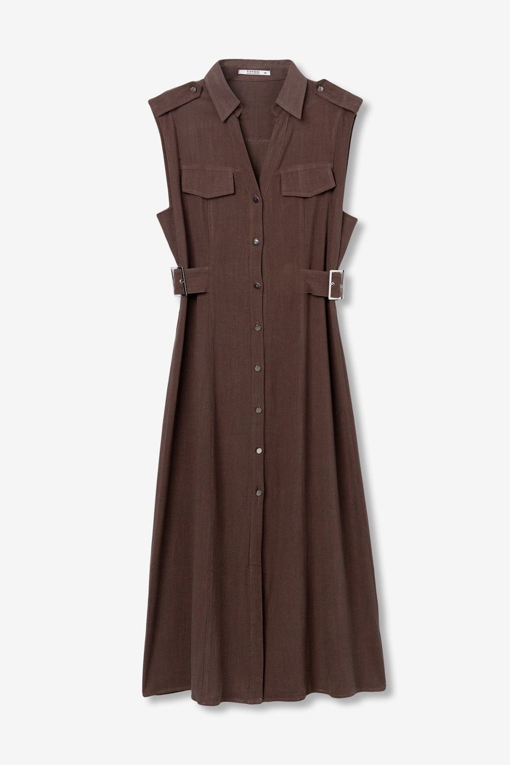 TIFFOSI - 10065062 Favo Dress - Chocolate