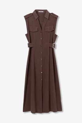 TIFFOSI - 10065062 Favo Dress - Chocolate