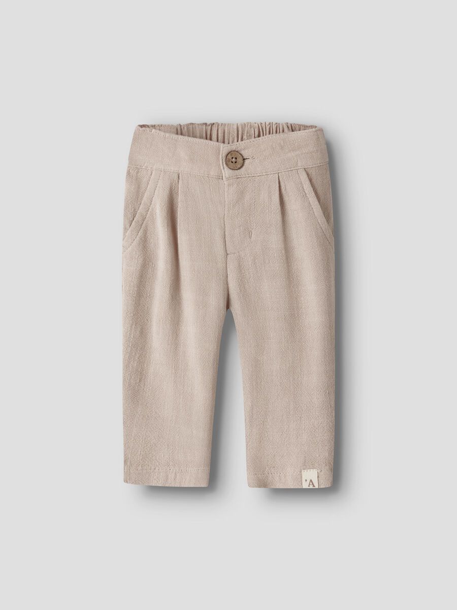 LIL ATELIER - 13254922 Freddie Pant - Feather Grey